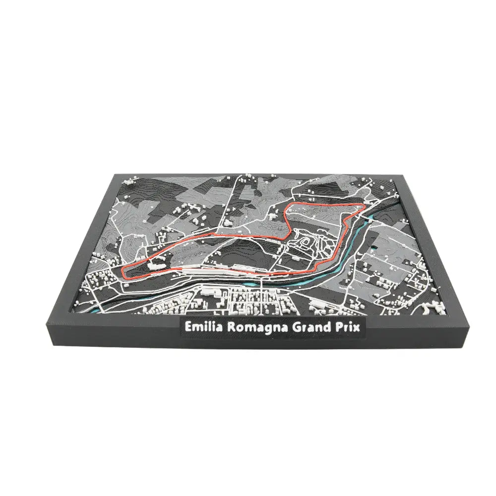 Imola 3D racetrack model product detail view