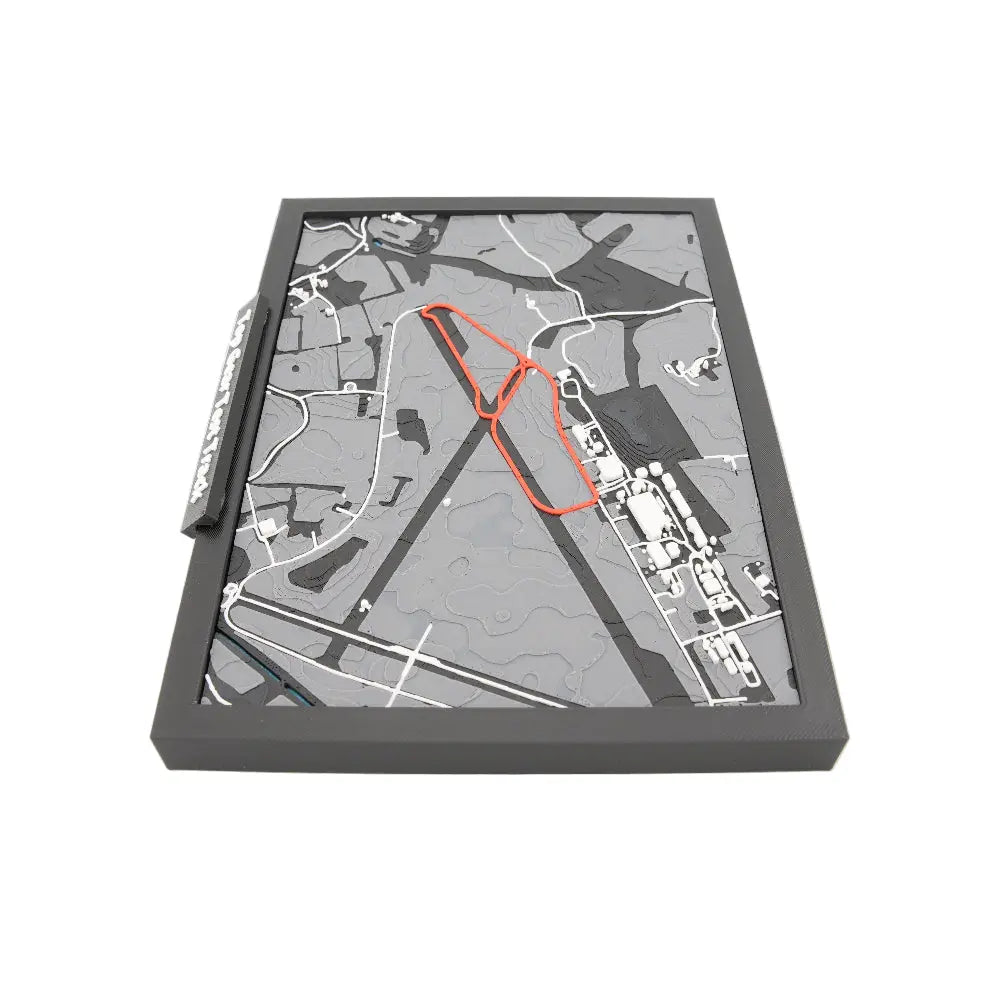 Dunsfold Aerodrome 3D track model with layered circuit detail