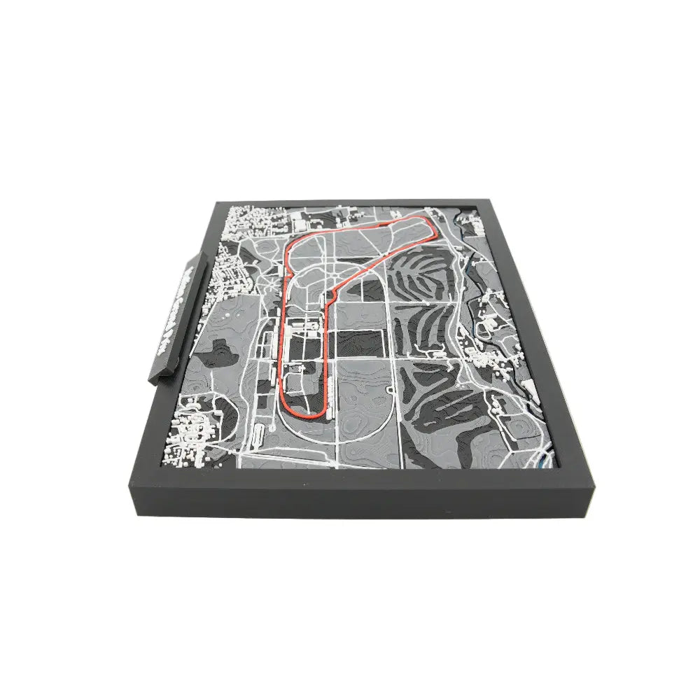Italian Grand Prix 3D track model with layered circuit detail