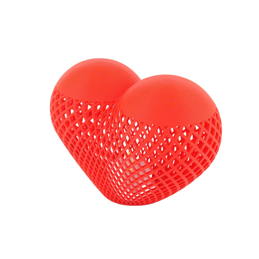 Heart Shaped Lamp Decor for Bedroom - Romantic Night Light with Warm Glow - Aesthetic Bedside Mood Lamp for Cozy Room Lighting