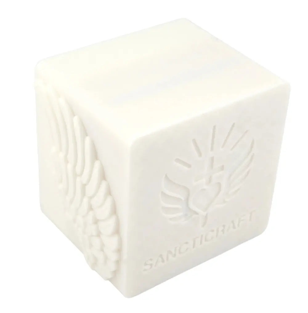 Angel wing sticky note holder side view elegant office accessory