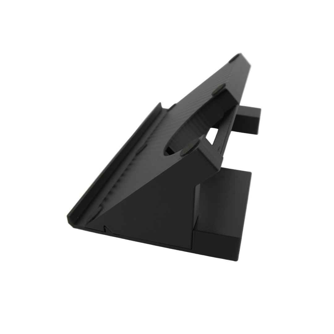 Sancticraft™ 2-in-1 Z Fold 7 Charging Stand with Carbon Fiber pattern (Charge Phone + Watch)
