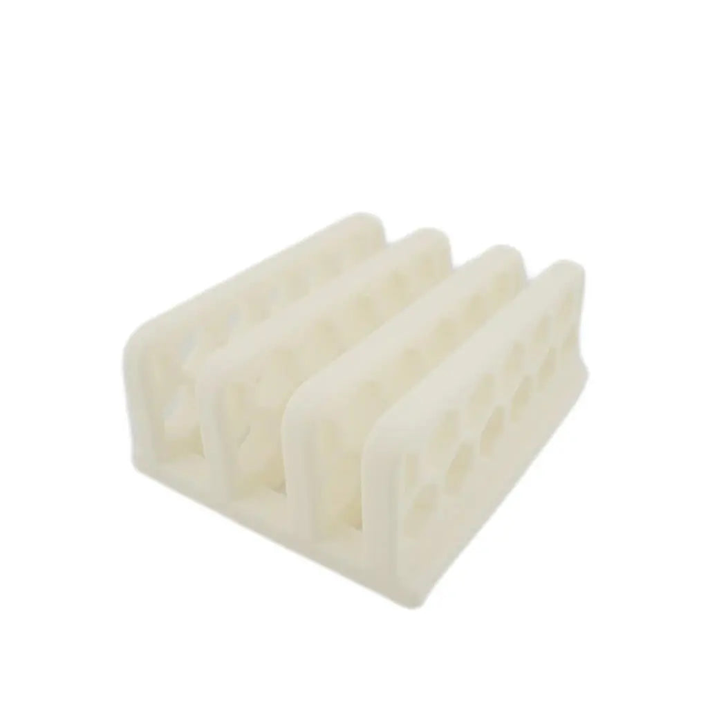 Vertical Laptop Dock white honeycomb desk dock workspace organizer
