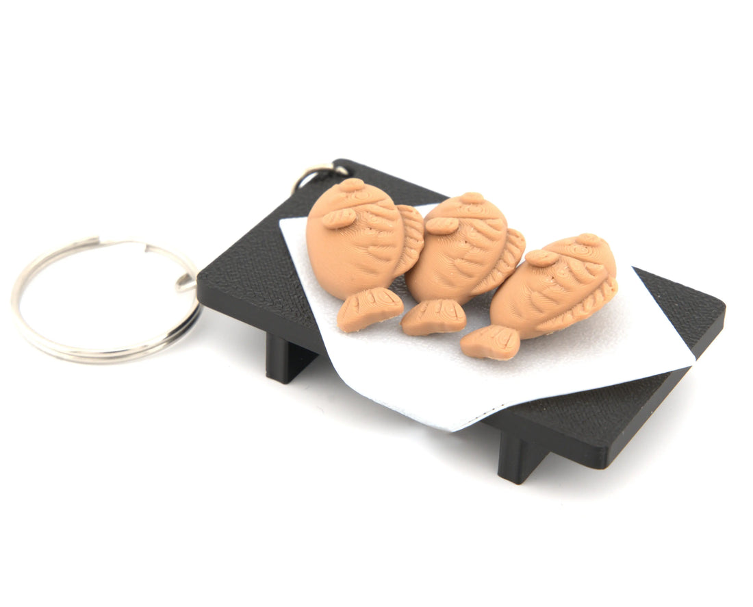 Taiyaki Cake Keychain kawaii Japanese food bag charm