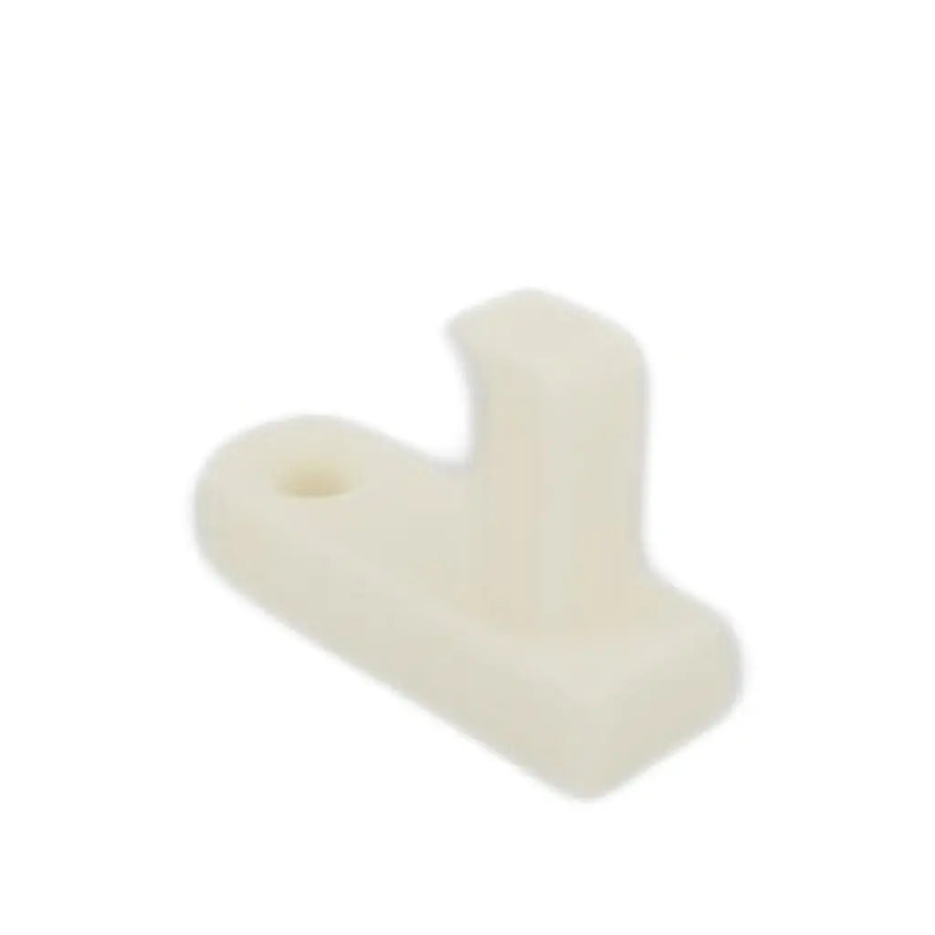 Minimal Wall Hook - White Screw-Mounted Coat and Towel Hook Sancticraft