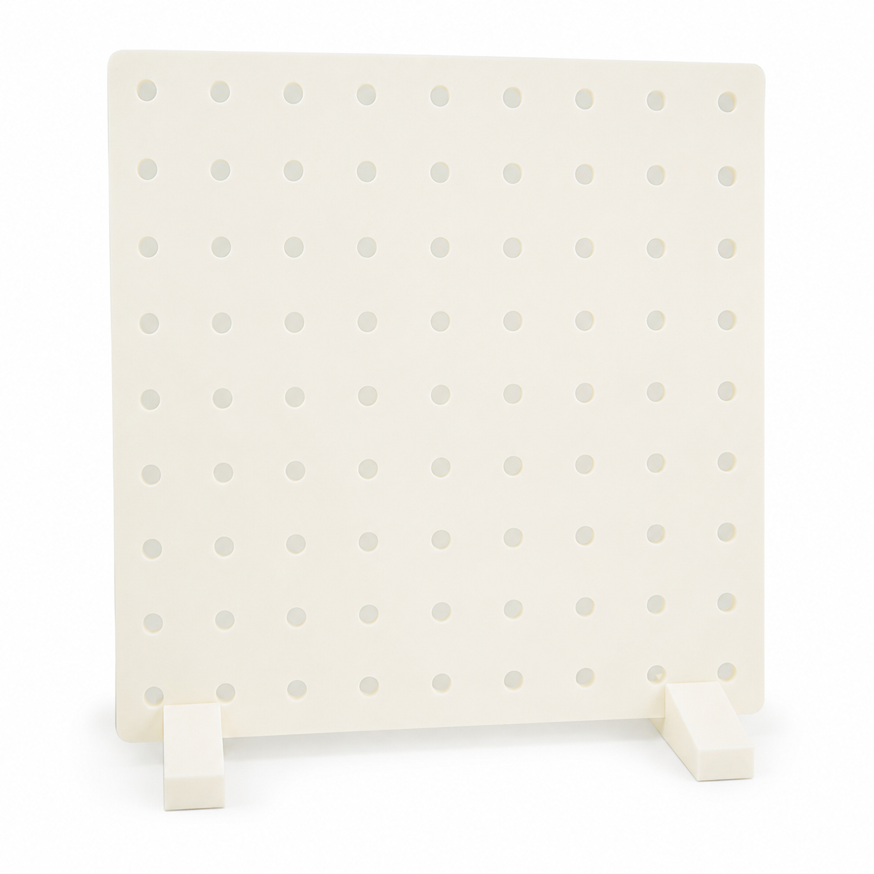 9" x 9" Desktop Pegboard Display with Stand - Organizer Panel
