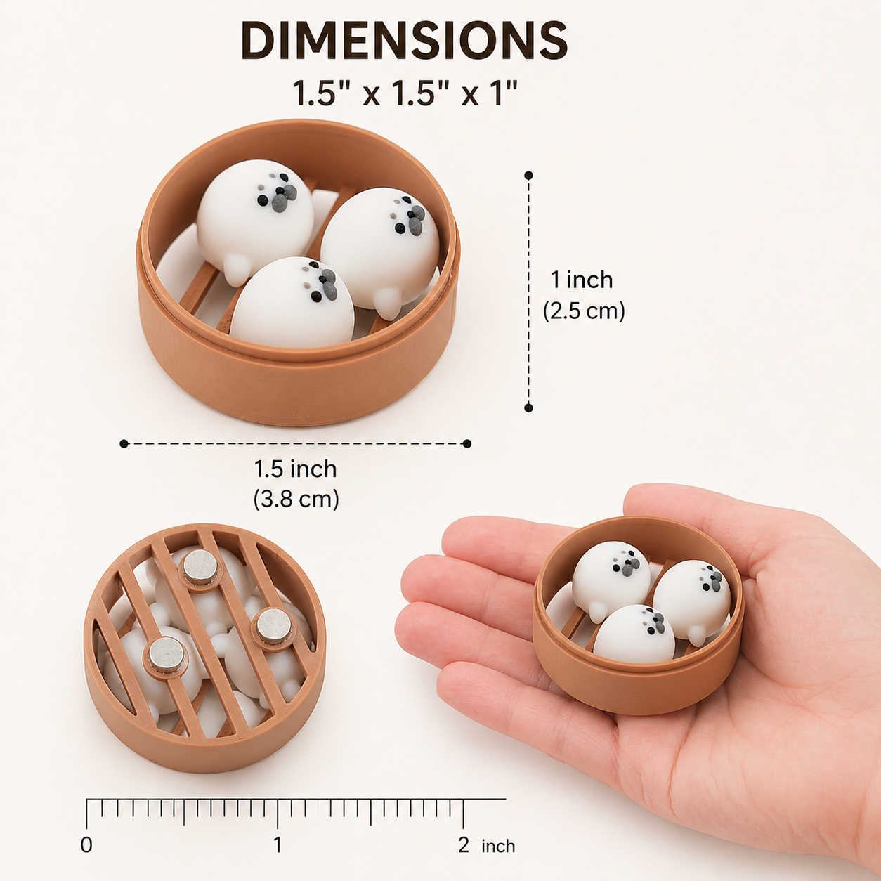 Seal Dim Sum Magnet