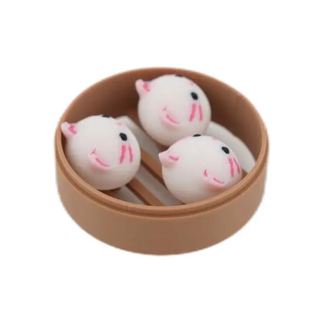 Cat Dim Sum Magnet Sancticraft