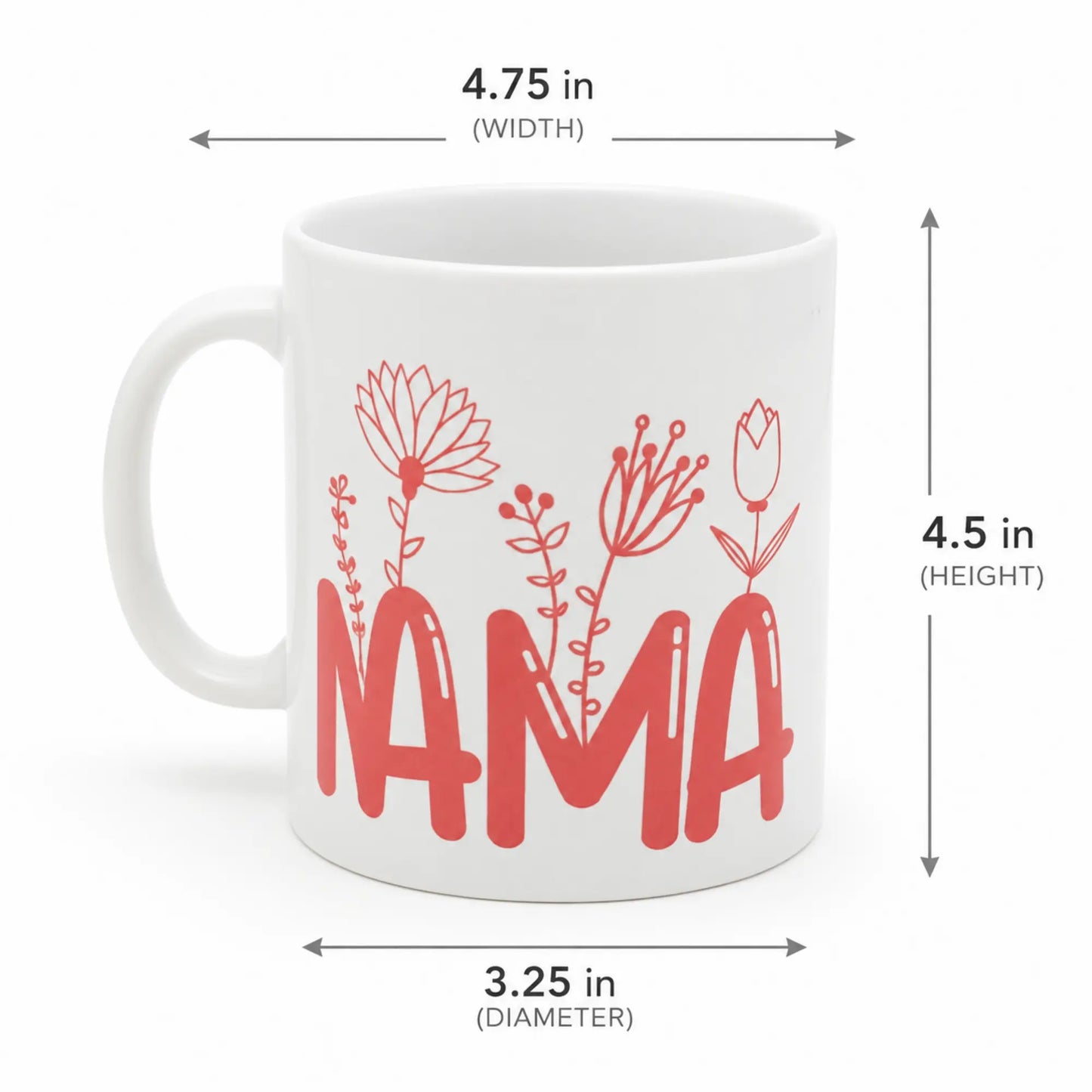 Mama Mug - Gift Mug for Mom Coffee and Tea Cup Sancticraft
