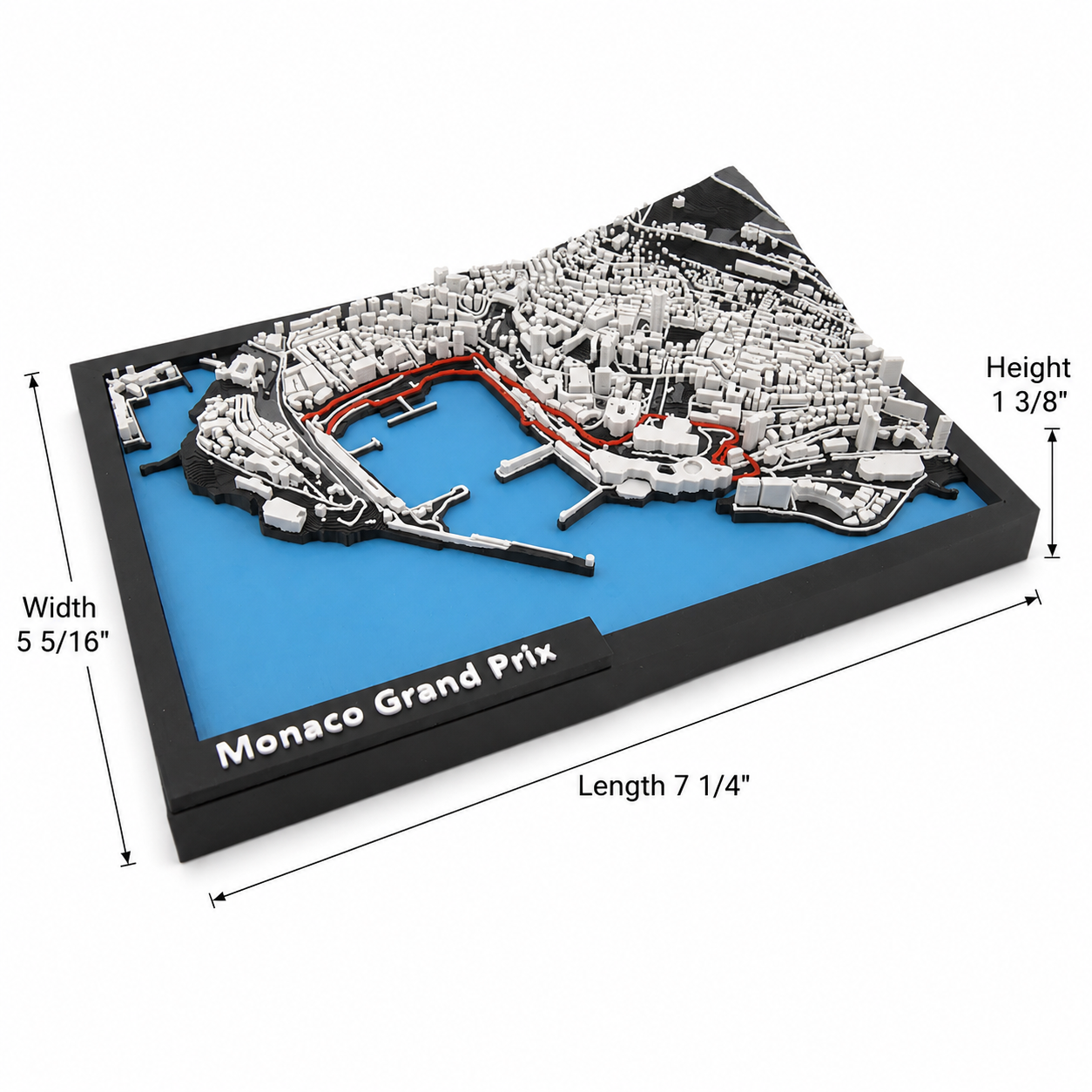Monaco Grand Prix 3D Track Map