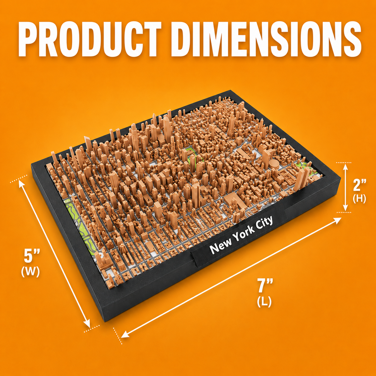 3D Miniature Model of New York City – Manhattan Skyline Collectible