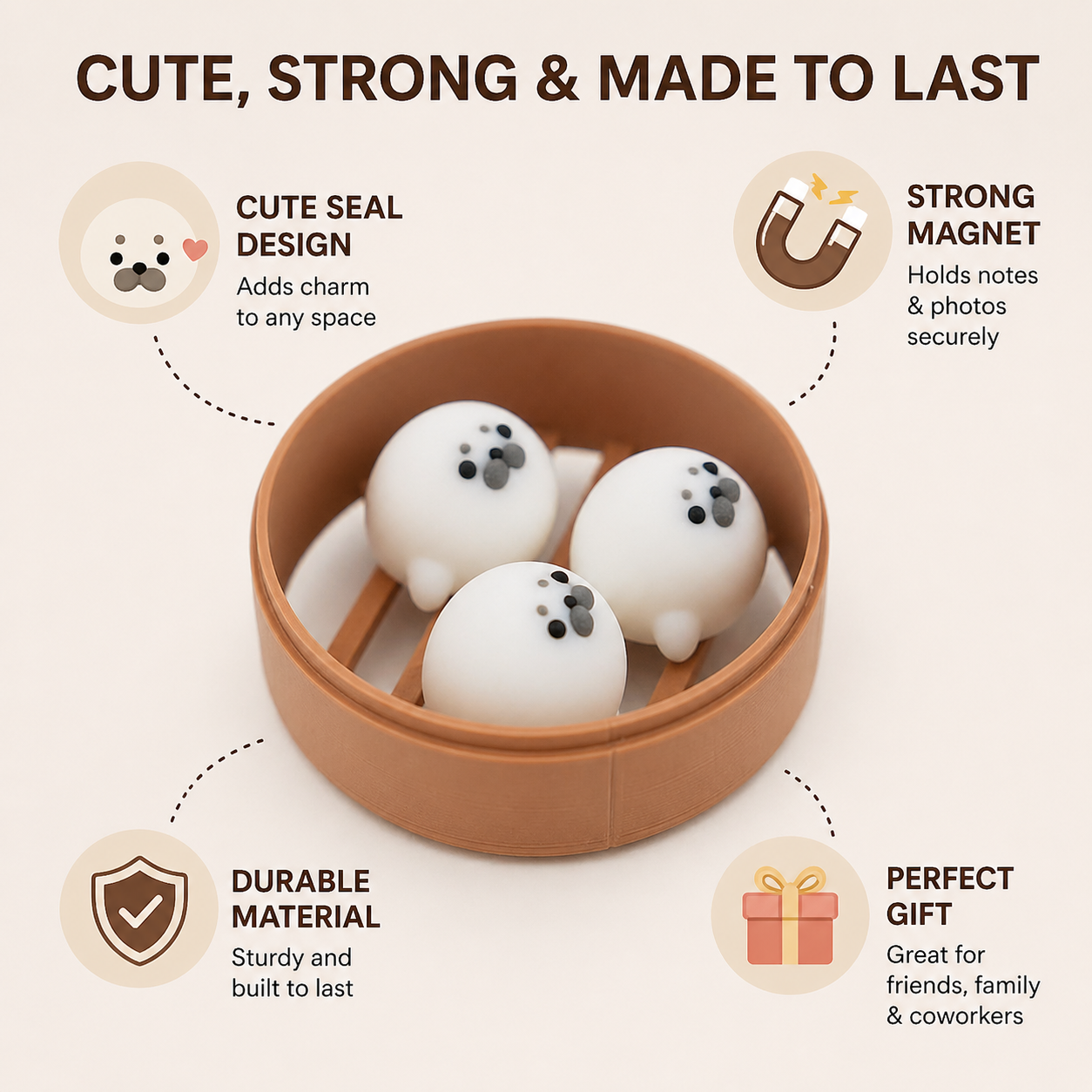 Seal Dim Sum Magnet
