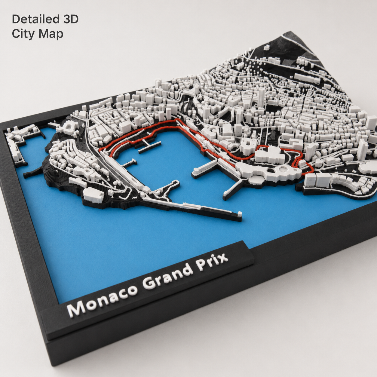 Monaco Grand Prix 3D Track Map