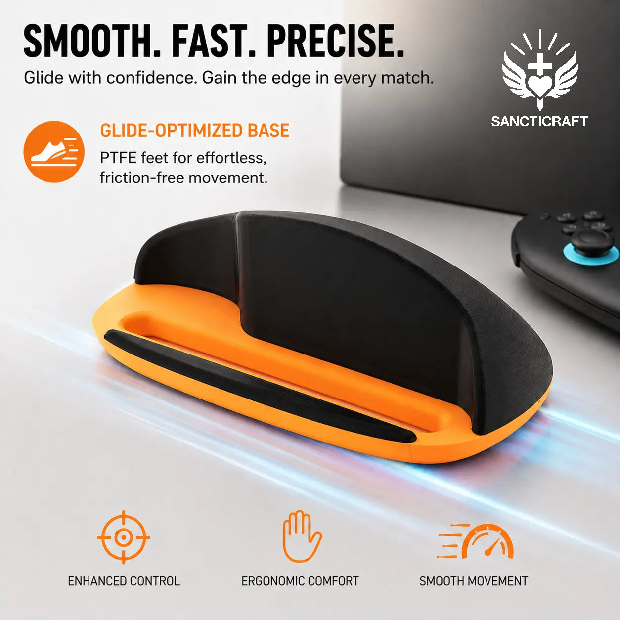 Nintendo Switch 2 Mouse Adapter Pro FPS gaming setup side view