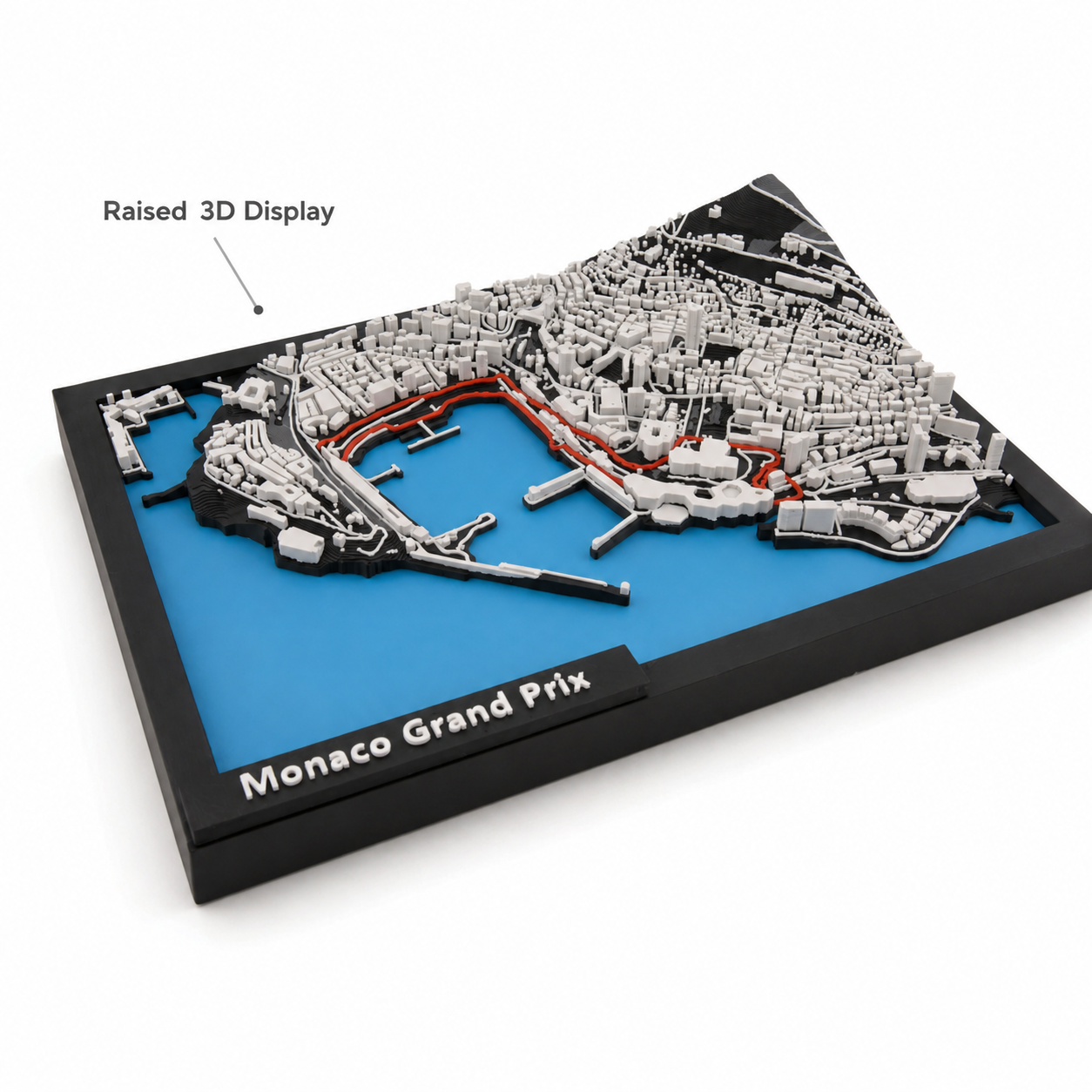 Monaco Grand Prix 3D Track Map