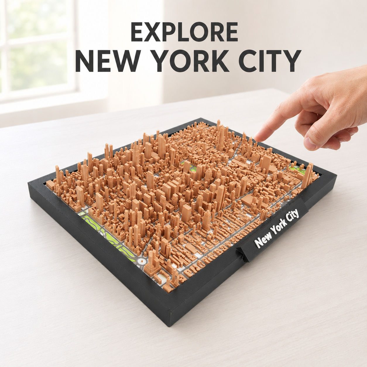 3D Miniature Model of New York City – Manhattan Skyline Collectible