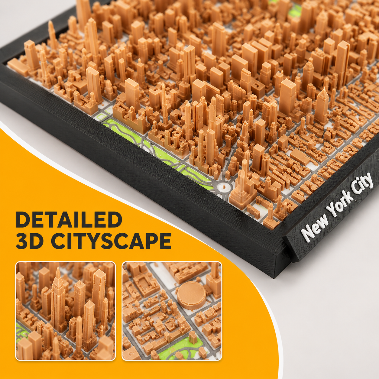 3D Miniature Model of New York City – Manhattan Skyline Collectible