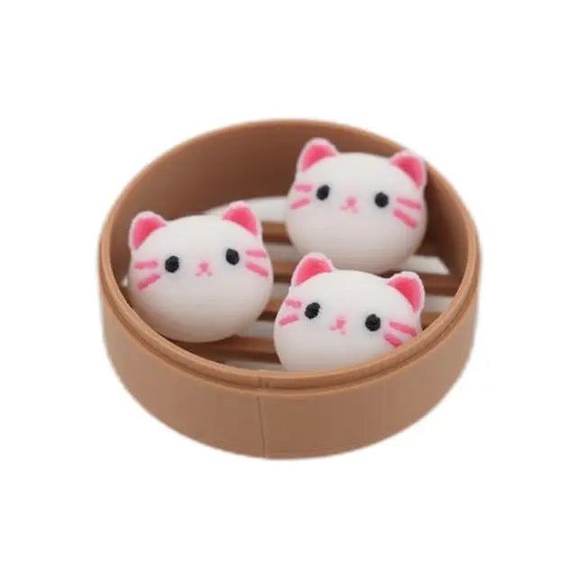 Cat Dim Sum Magnet Sancticraft
