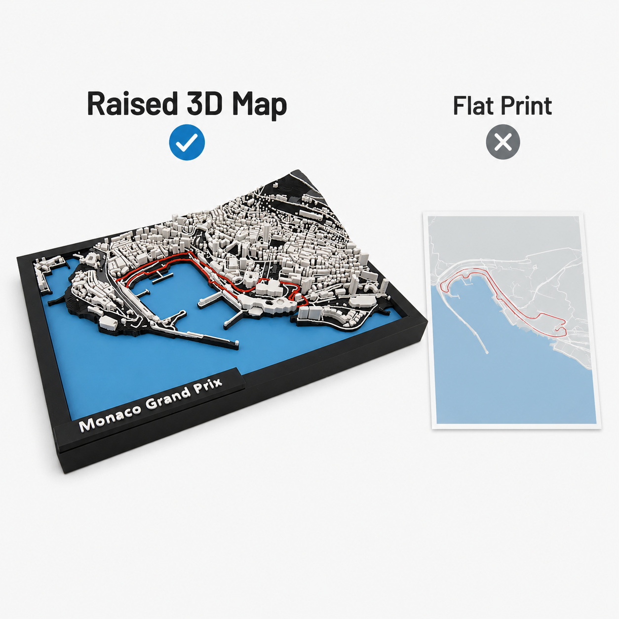 Monaco Grand Prix 3D Track Map