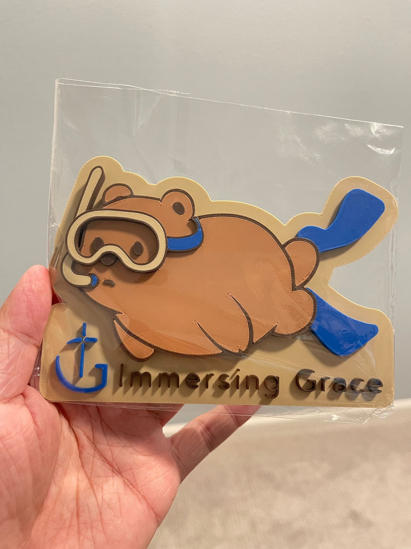 Immersing Grace Scuba Diving Magnet 3D 4 Colors