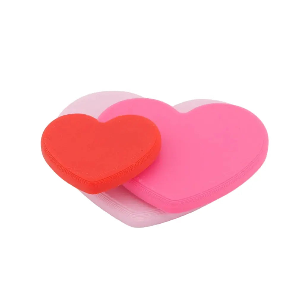 Valentines Heart Gift Package Decorations Mini Plastic Hearts Table and Party Decor Red Pink Sancticraft