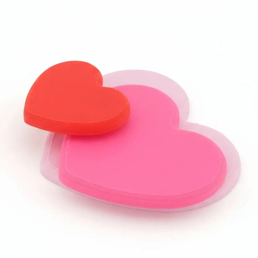 Valentines Heart Gift Package Decorations Mini Plastic Hearts Table and Party Decor Red Pink Sancticraft