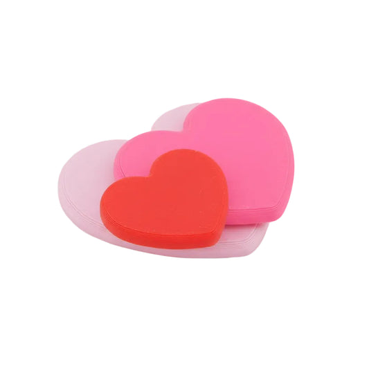 Valentines Heart Gift Package Decorations Mini Plastic Hearts Table and Party Decor Red Pink