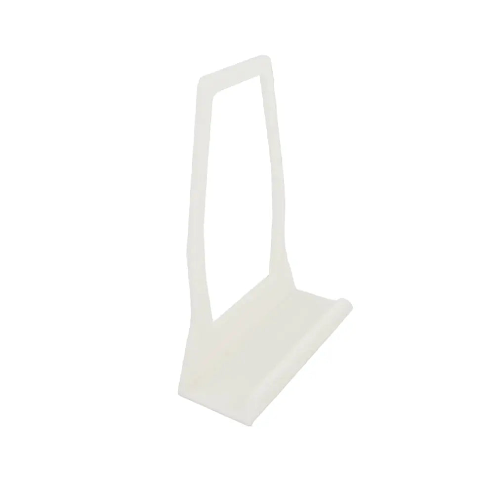 Plaque Stand and Plaque Holder - White Plastic Tabletop Display Stand for Desk and Display Plaques Sancticraft