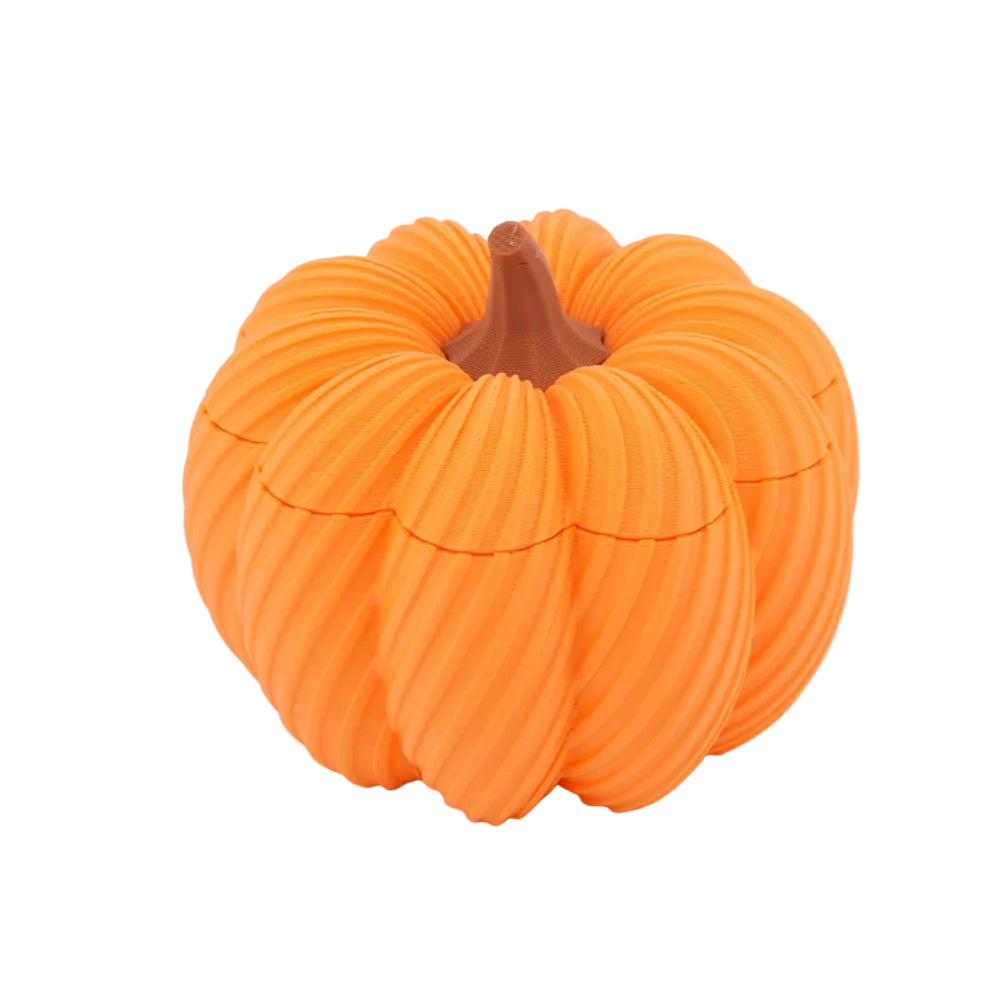 Pumpkin Candy Jar Small Plastic Pumpkin Container Halloween Decor Pumpkin Shaped Box