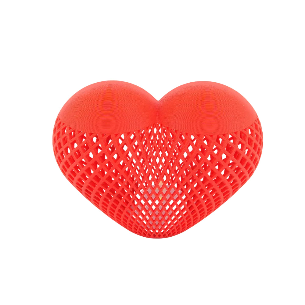 Heart Shaped Lamp Decor for Bedroom - Romantic Night Light with Warm Glow - Aesthetic Bedside Mood Lamp for Cozy Room Lighting