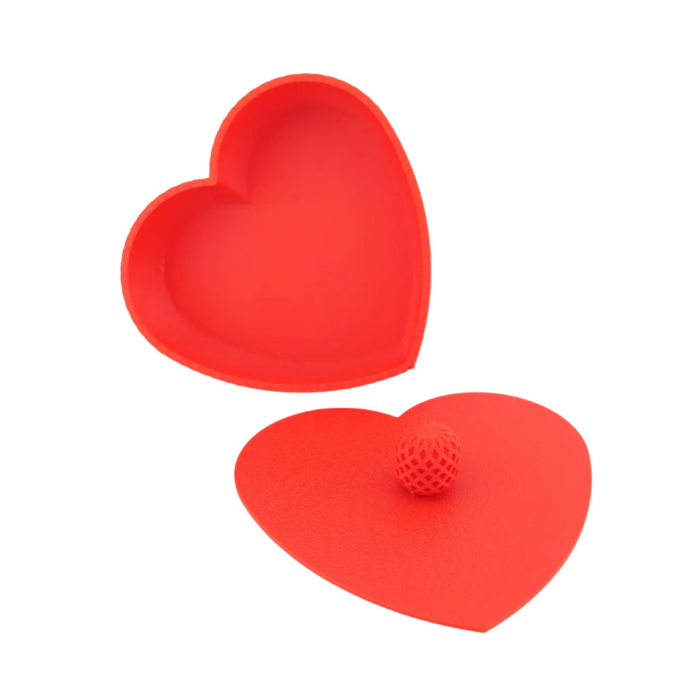 Heart Shaped Box with Lid – Decorative Heart Keepsake Box for Jewelry, Valentine Gift, Anniversary or Romantic Home Decor