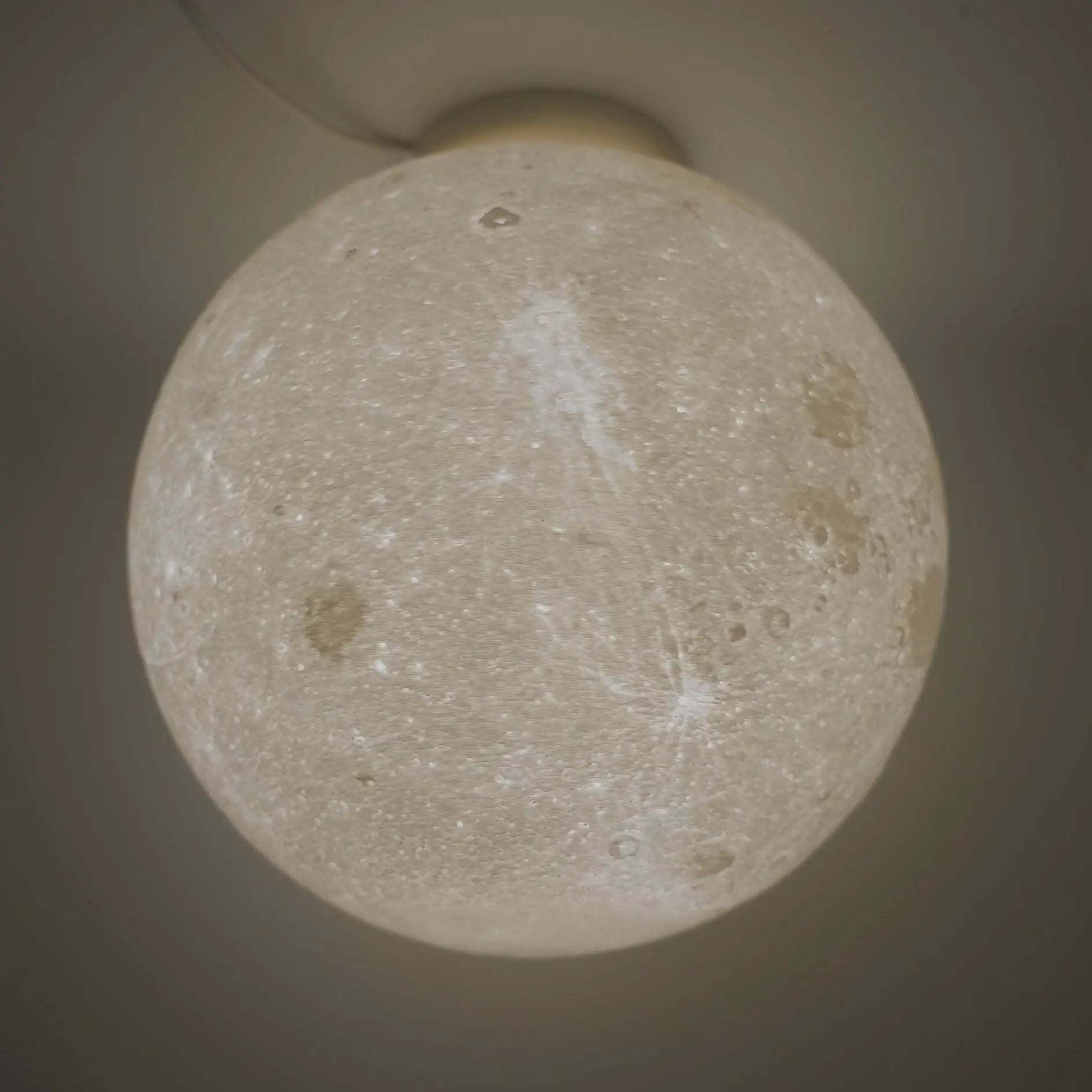 Moon Ceiling Lamp in White Sancticraft