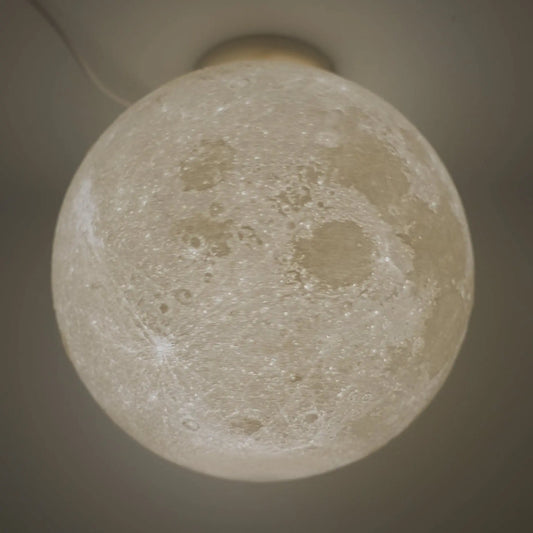 Moon Ceiling Lamp in White Sancticraft