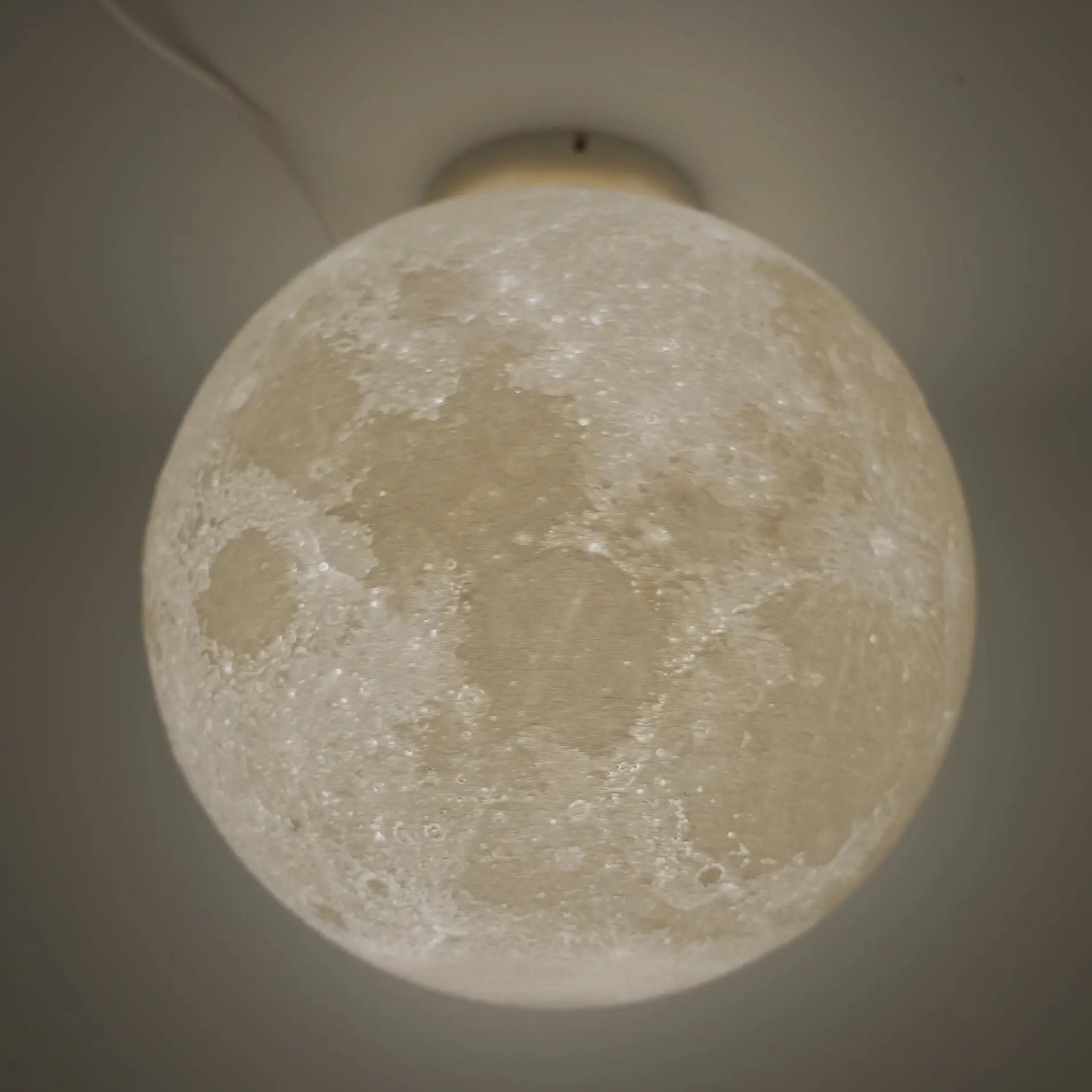 Moon Ceiling Lamp in White Sancticraft