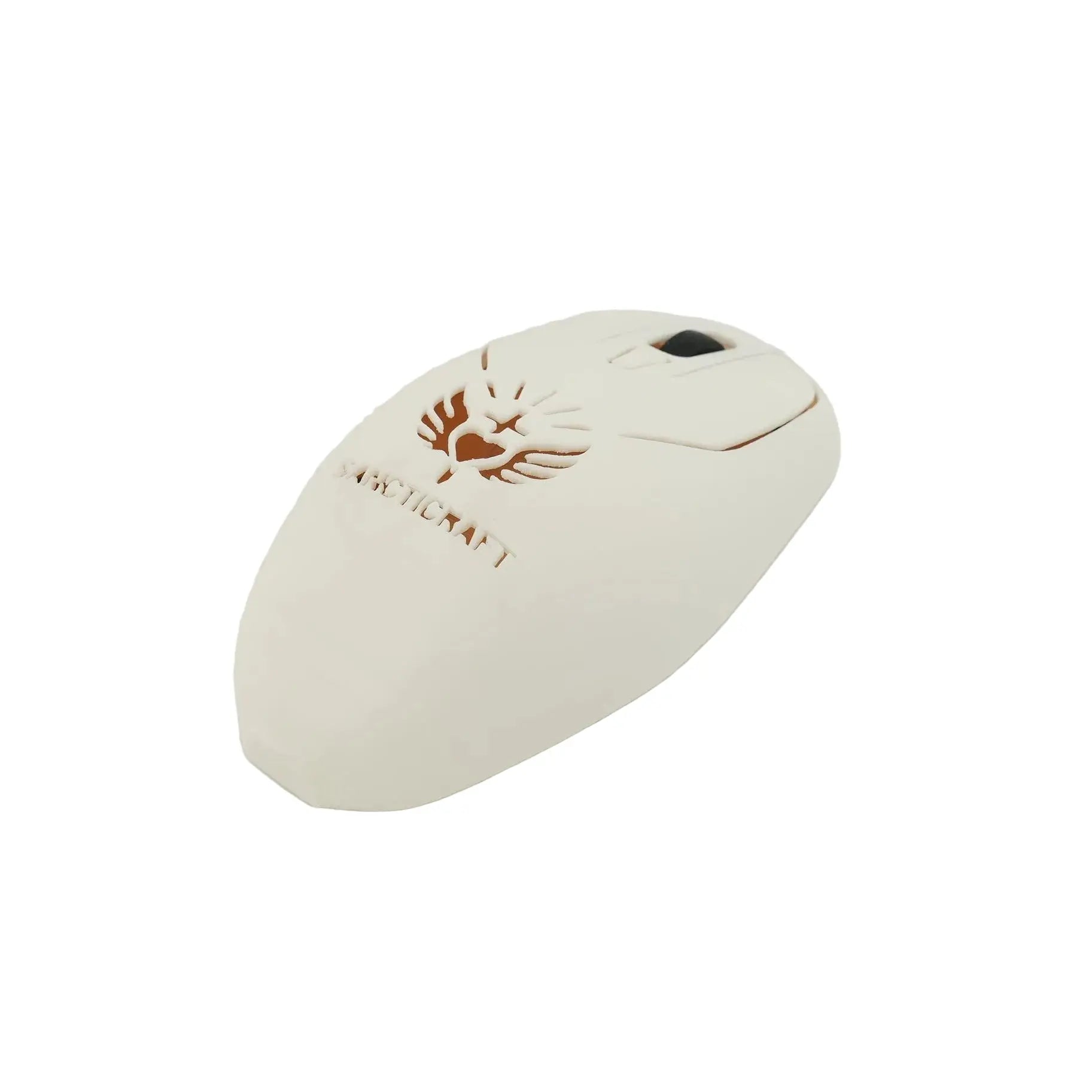 Sancticraft ergonomic wireless mouse side view symbolic desk accessory