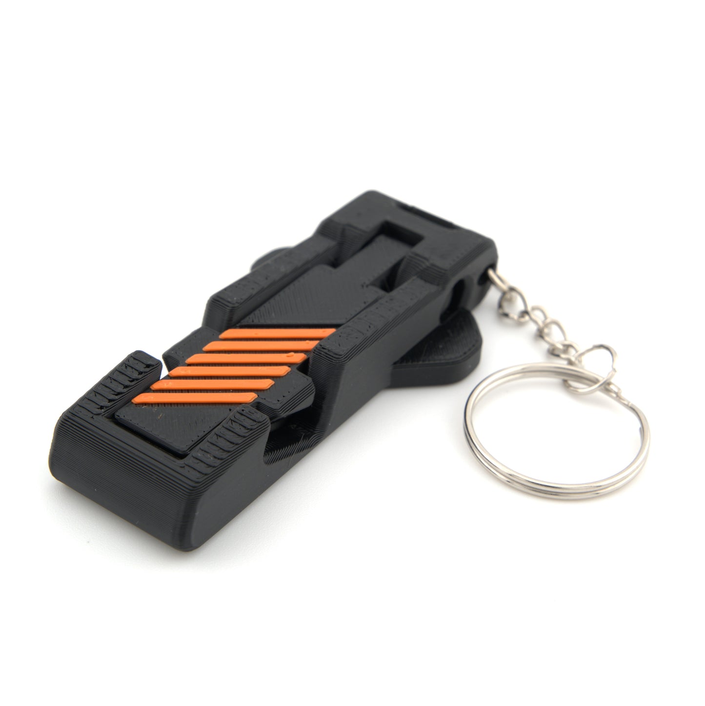 3-in-1 Phone Stand Keychain – Emergency Whistle + Pocket Folding Phone Holder | EDC Gadget for Hiking, Travel, Safety | Made in USA