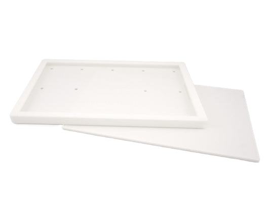 Sancticraft™ Kanban Card Holder with Horizontal Slide-In Frame - Plastic Label Sleeve for Inventory Bins - Warehouse or 5S Kanban System