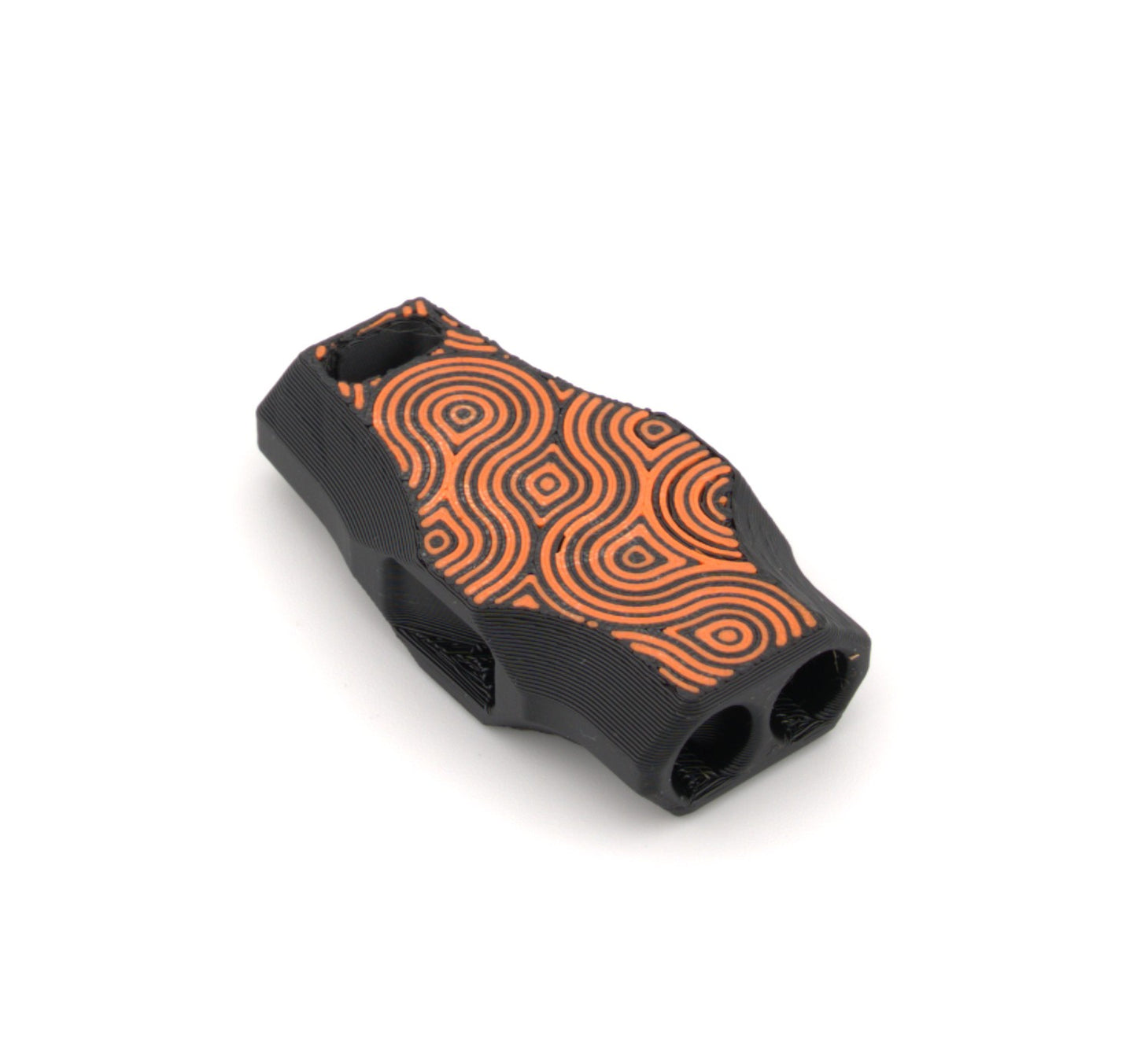 Dual-Chamber Emergency Whistle – High-Visibility Orange – Compact Safety Tool for Outdoor Use