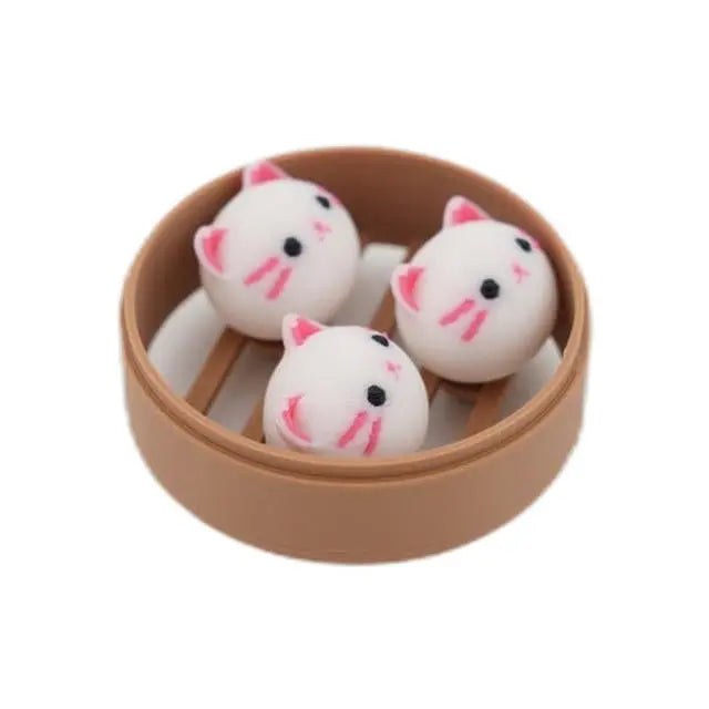 Cat Dim Sum Magnet Sancticraft