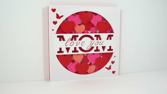 MOM Love You Decorative Plate – Handmade Mother’s Day Gift – Unique Home Decor ❤️ – Made in USA