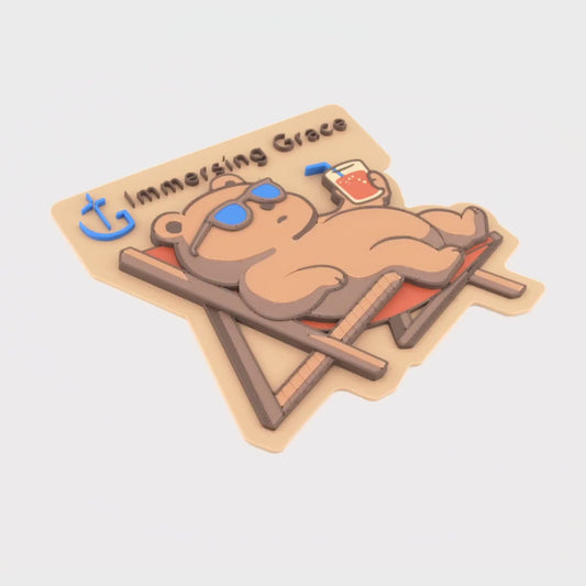 Immersing Grace Beach Magnet 3D 7 Colors
